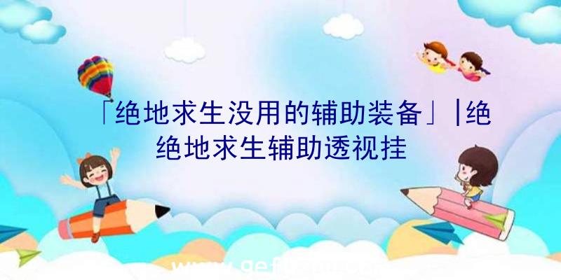 「绝地求生没用的辅助装备」|绝绝地求生辅助透视挂